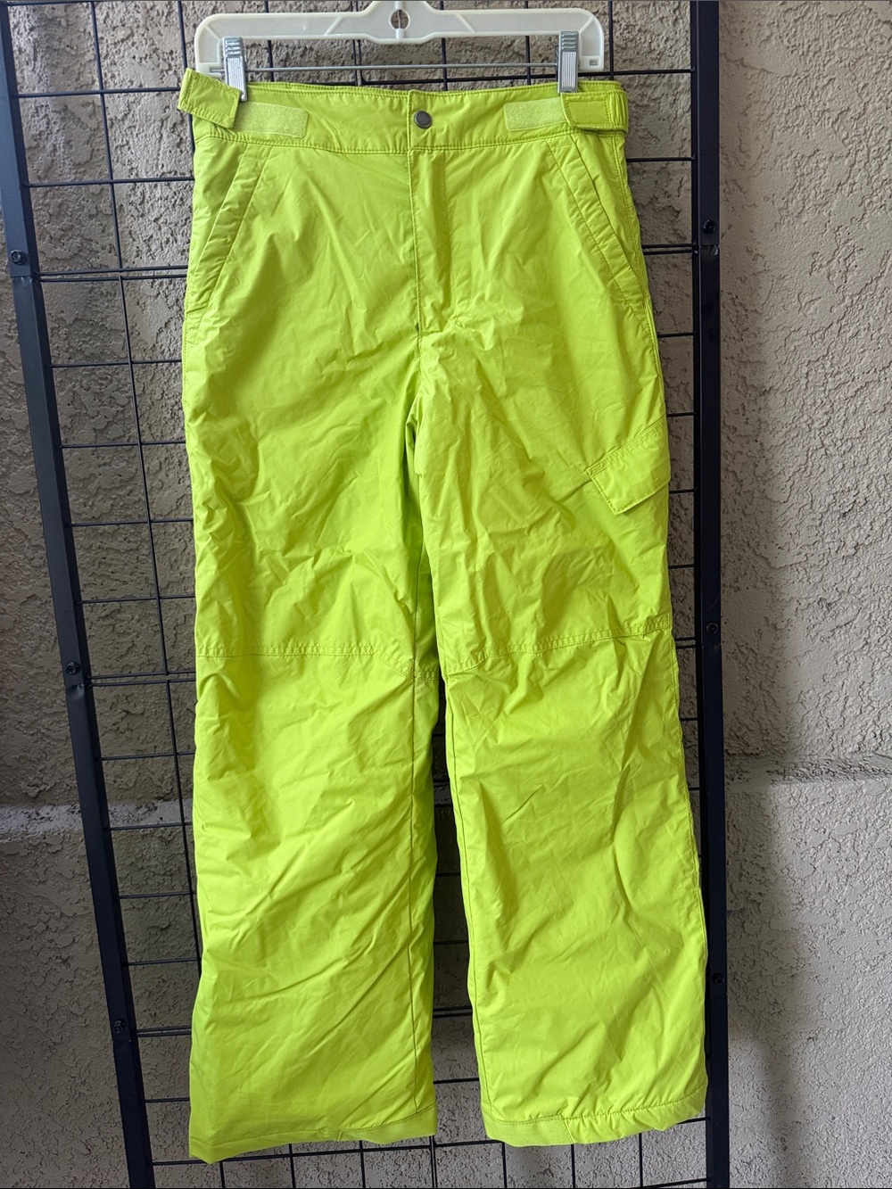 Columbia Neon Lime Cargo Snow Pants